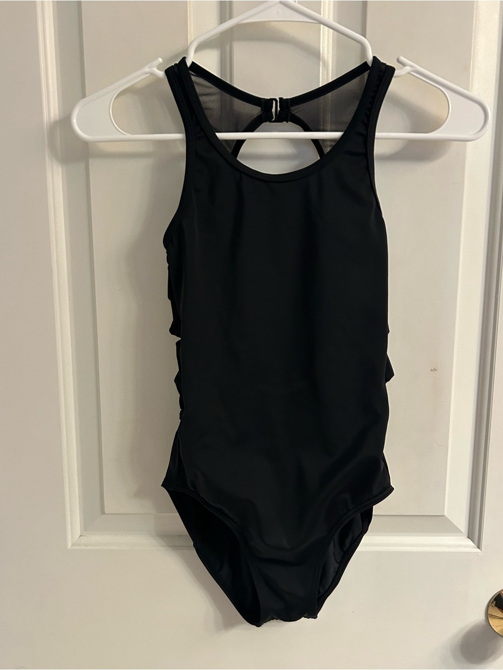 balera Black Dance Leotard with Tank Straps